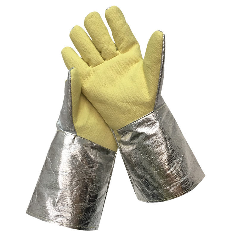 Heat Resistant Glove - Żółte rękawice z aramidu i powłoką