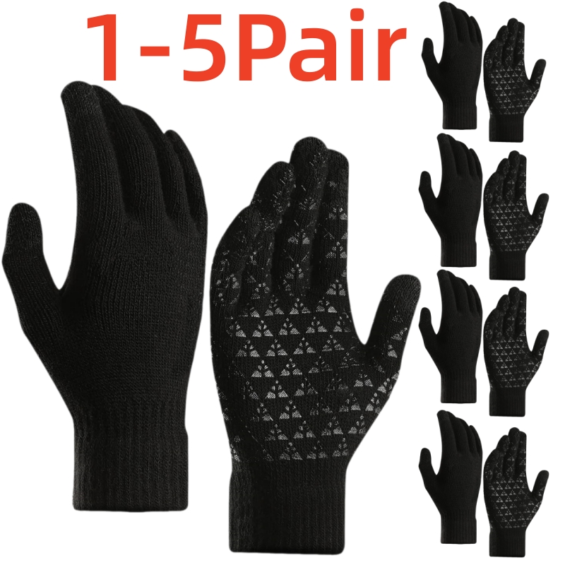 Workout Glove Gym - 1-5Pairs Zimowe rękawice do biegania na