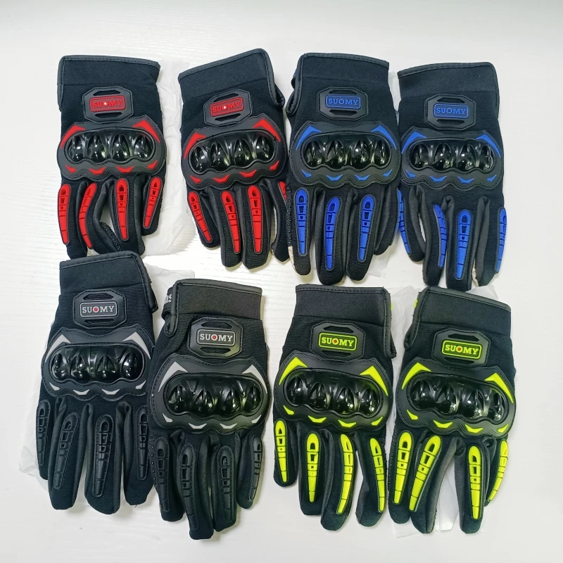 Cycling Glove Padded - Rękawice motocyklowe SUOMY z odkrytymi/półpalczastymi palcami,