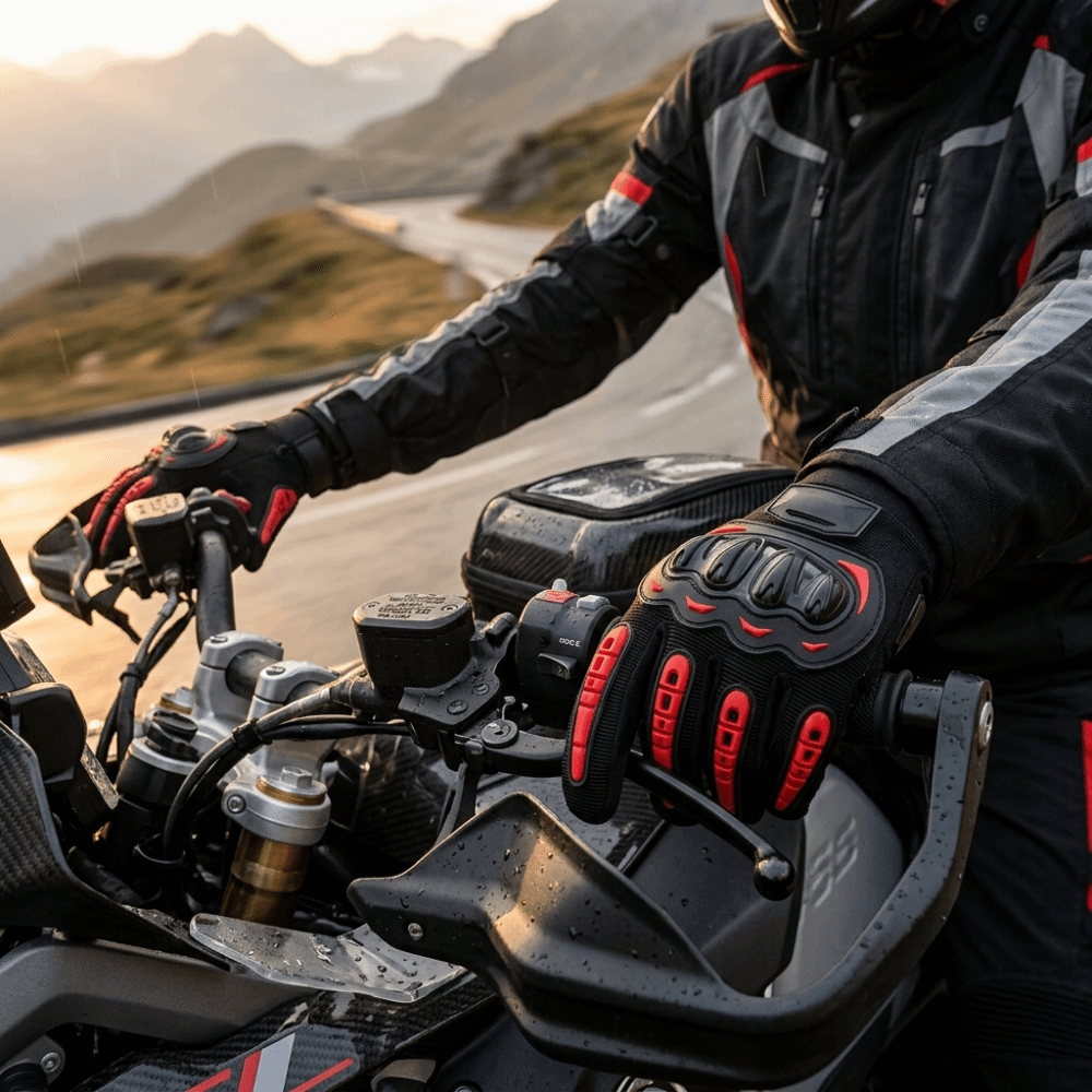 Motorcycle Glove Knuckle - Wytrzymałe rękawice motocyklowe, kompatybilne z ekranami