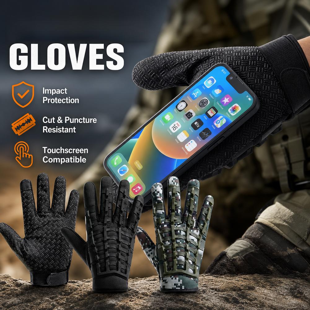 Rękawice taktyczne z funkcją e – Work Glove Impact recenzja i cena