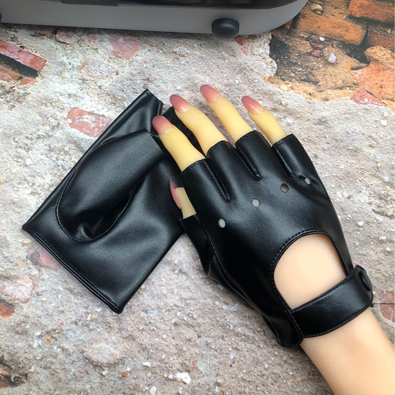 Kobiety Punk klub nocny Hip Ho – Leather Driving Glove recenzja i cena
