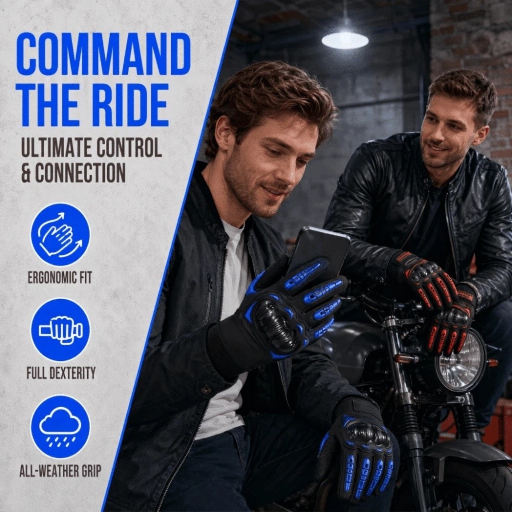 Wytrzymałe rękawice motocyklow – Motorcycle Glove Knuckle recenzja i cena